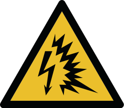 Arc flash hazard graphic